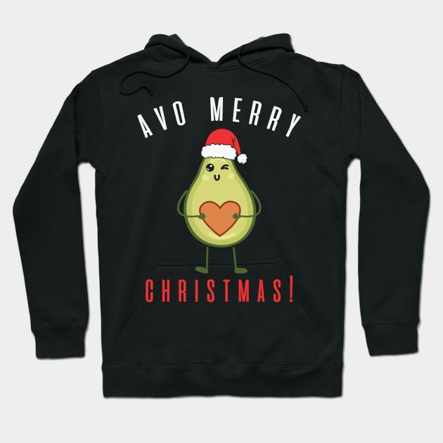 Avo Merry Christmas Hoodie by MZeeDesigns